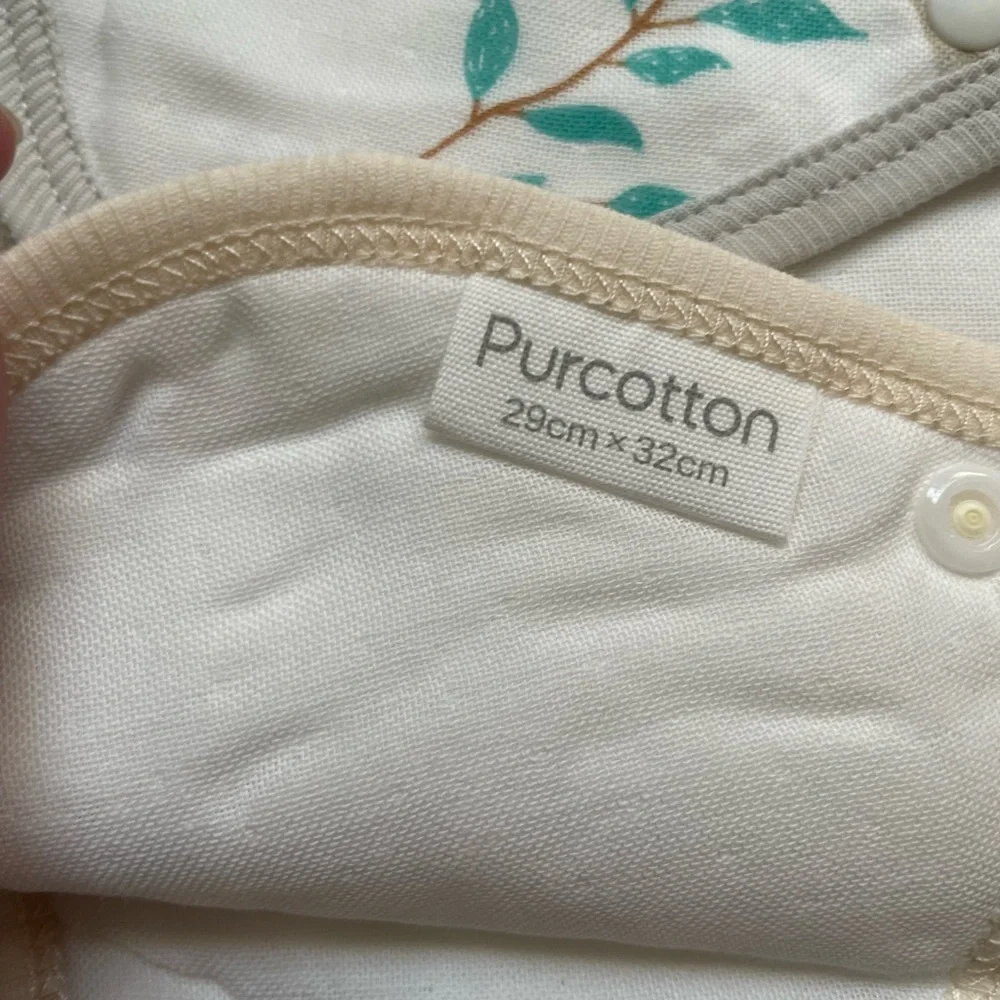 Purcotton Baby Cotton Bibs 3 Pack